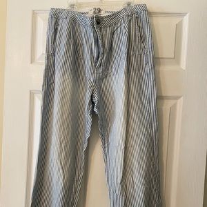 Faded Striped Free People Pants